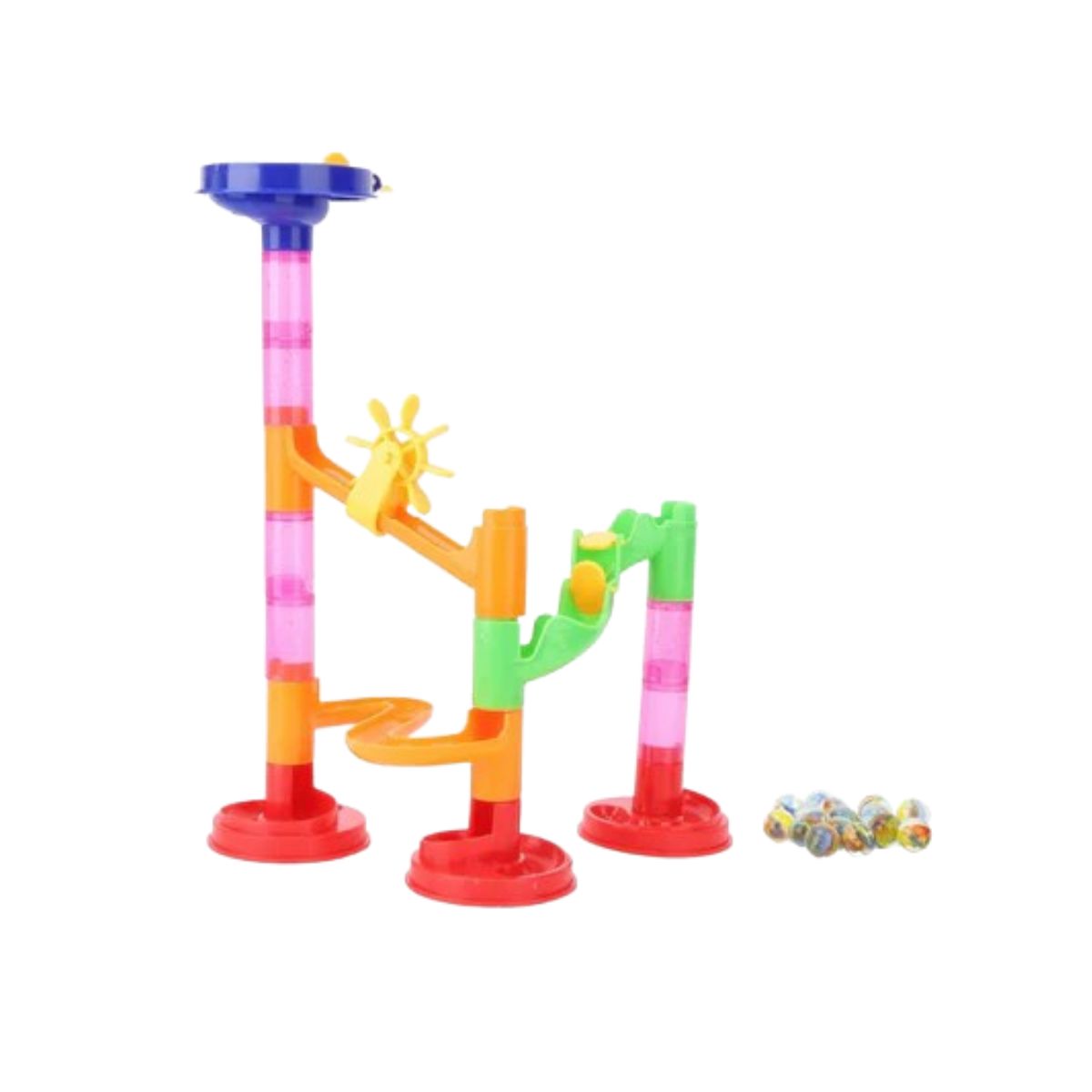 Rola Bola 80 Pçs - Brinquedo De Encaixe Steam Toy Divertido Rola Bola 80 Pçs - Brinquedo De Encaixe Steam Toy Divertido